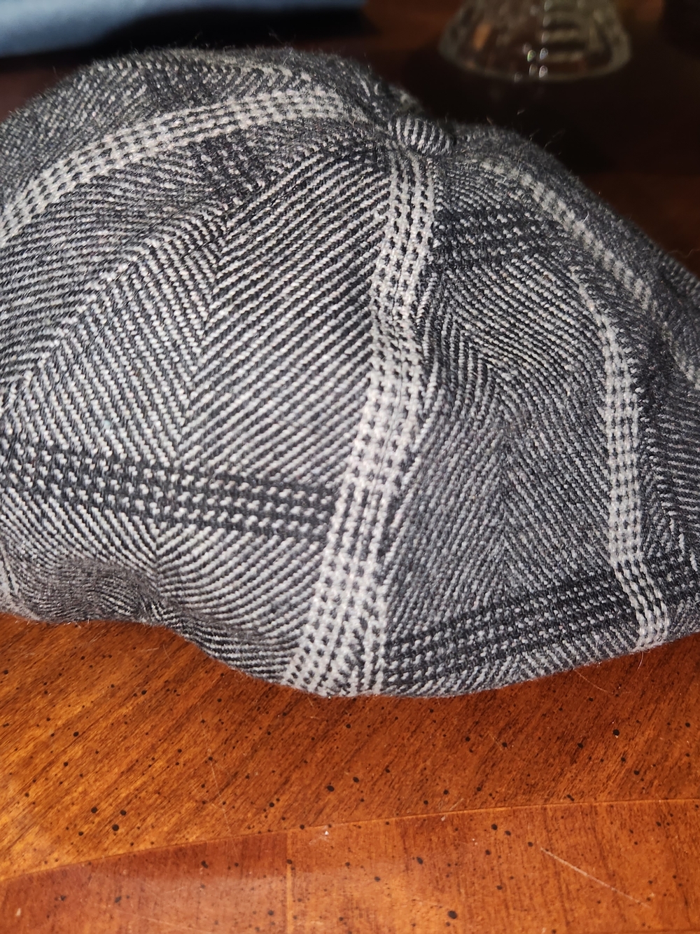 Boston Scally Black Rose Newsboy Cap